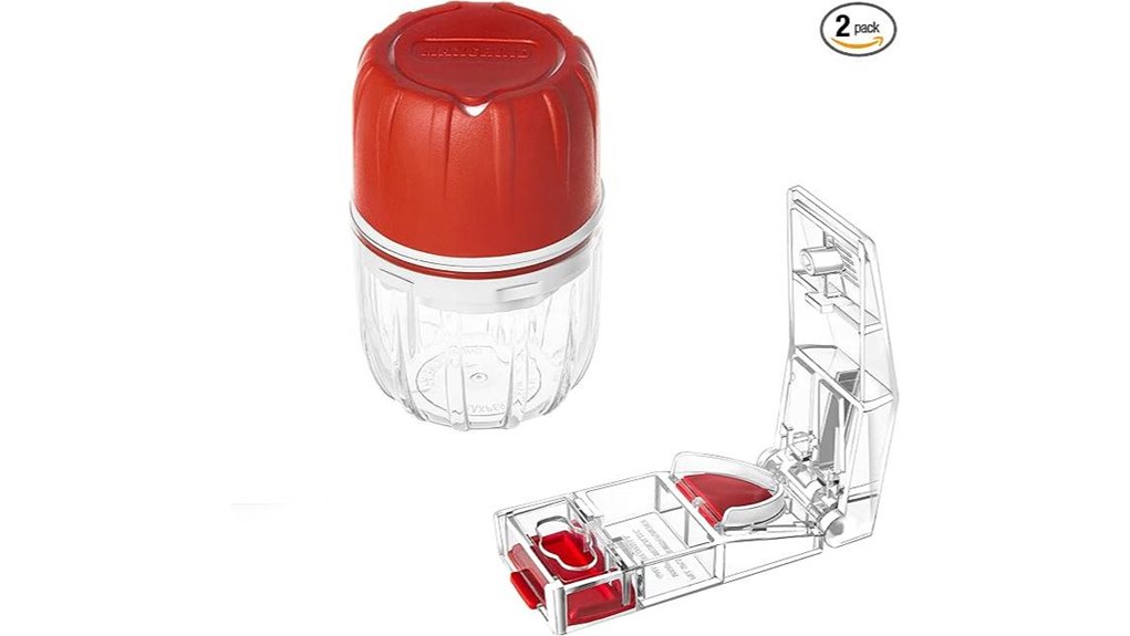 red maxsplit pill grinder