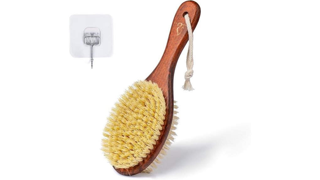 red oak dual sided brush