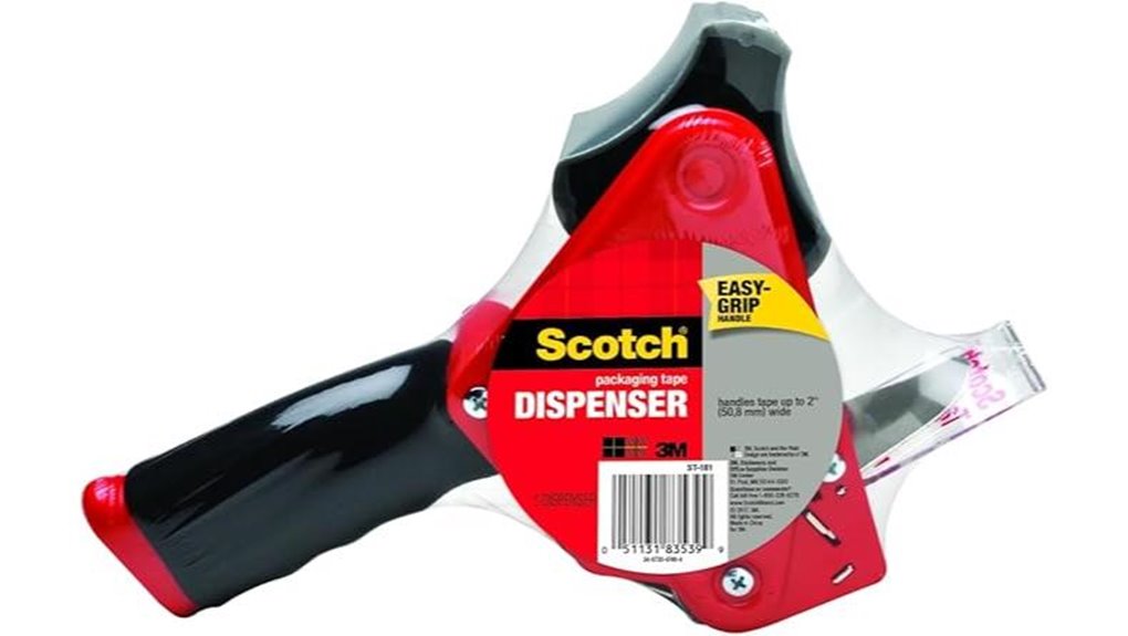 red scotch tape dispenser