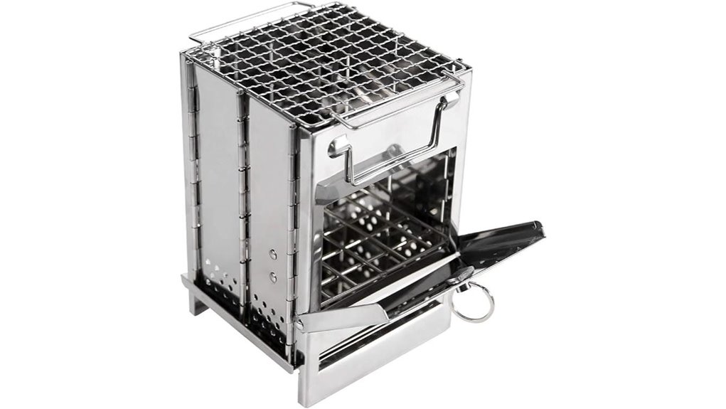 redcamp folding stainless campstove