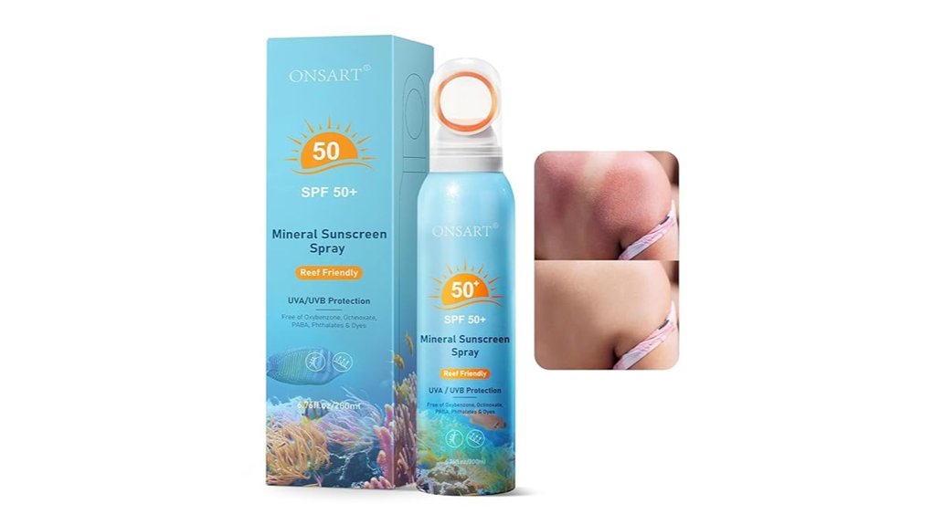 reef safe mineral spf50 spray