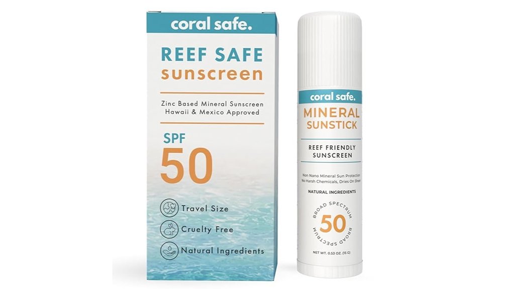 reef safe water resistant spf50