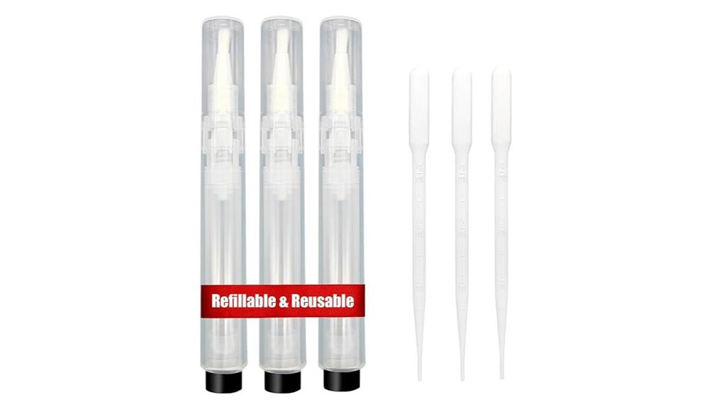 refillable 3 pack cuticle oil
