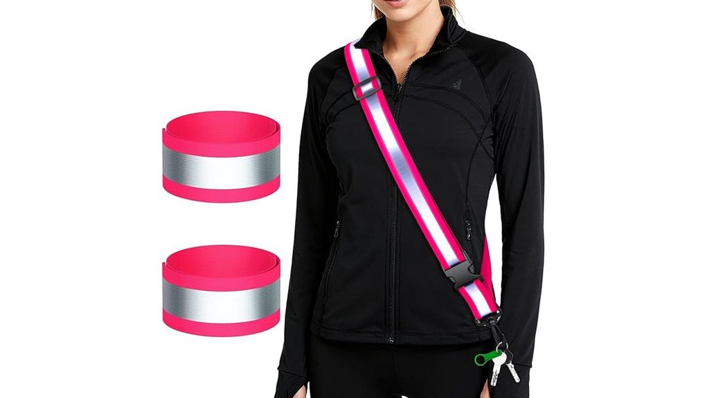 reflective night walking straps