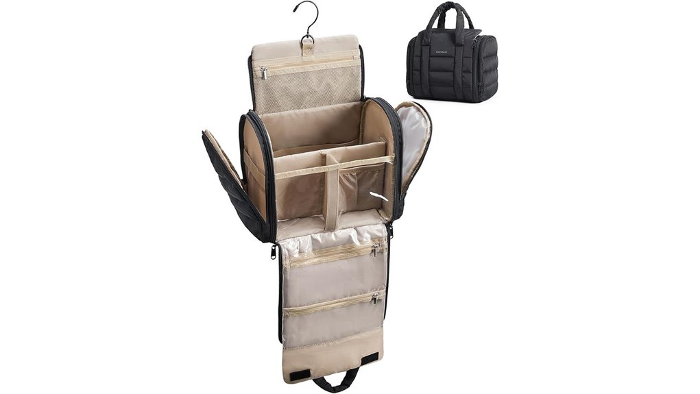 removable partition travel bag
