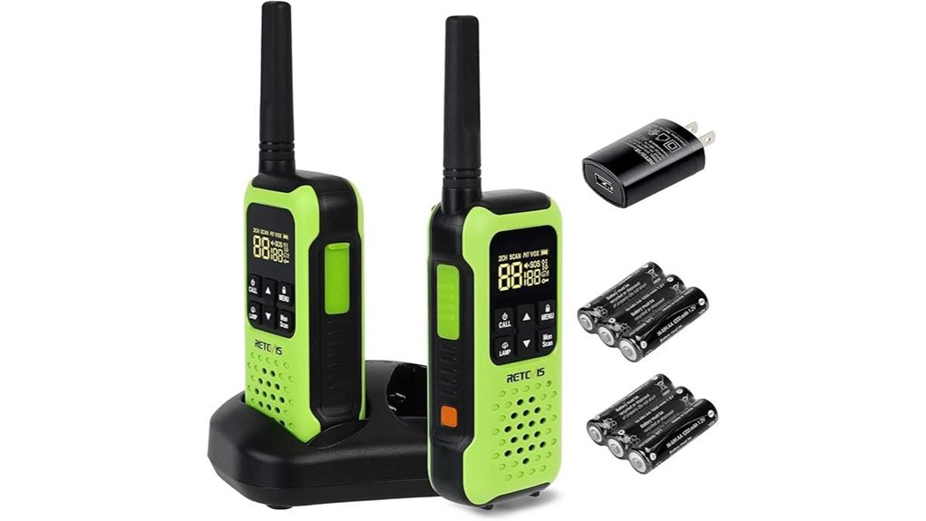 retevis waterproof long range walkies