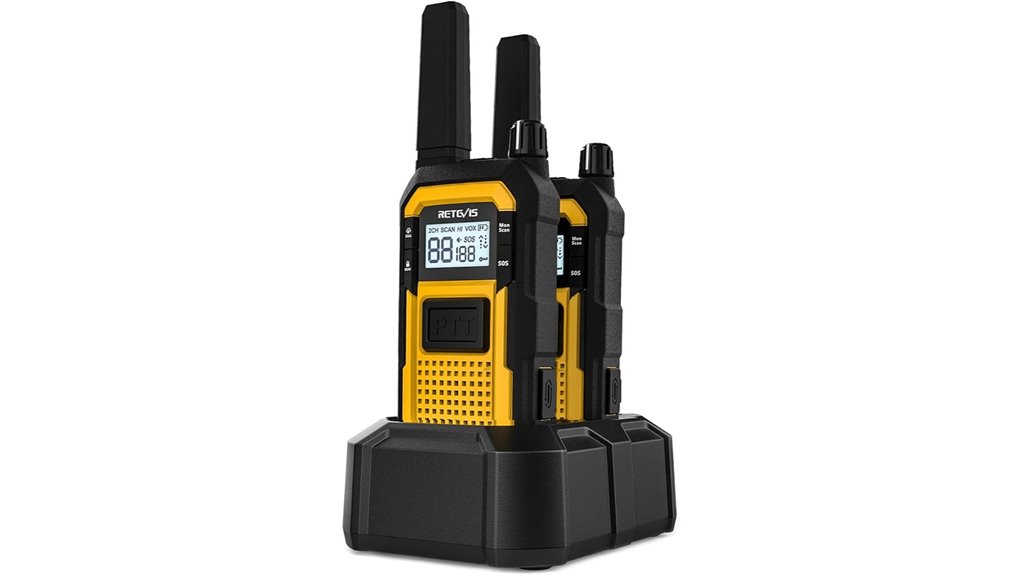 retevis waterproof walkie pair