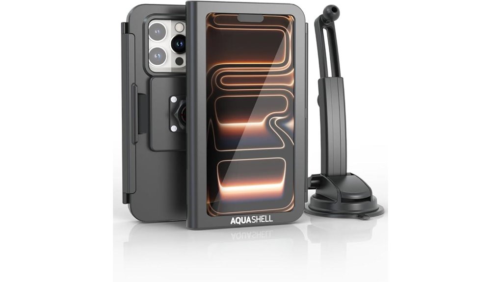 retractable anti fog phone holder