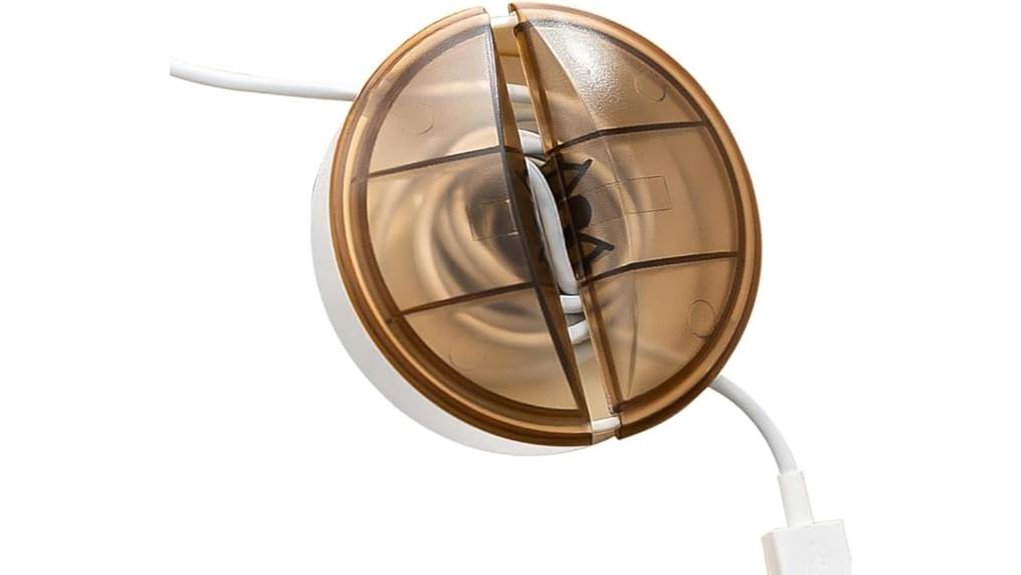 retractable travel cable organizer