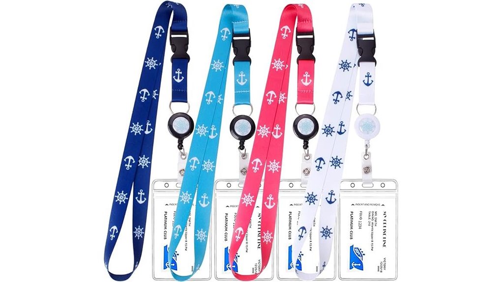 retractable waterproof lanyard 4 color