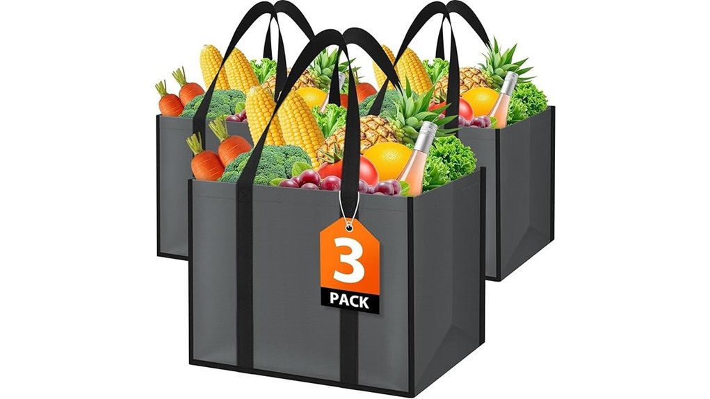 reusable 35l grocery totes