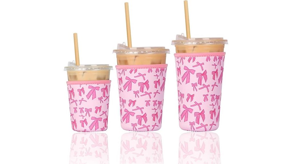 reusable 3 pack neoprene sleeves