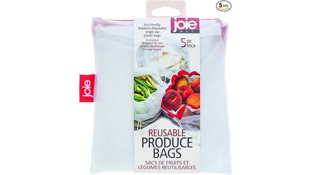 reusable 5 pack produce bags