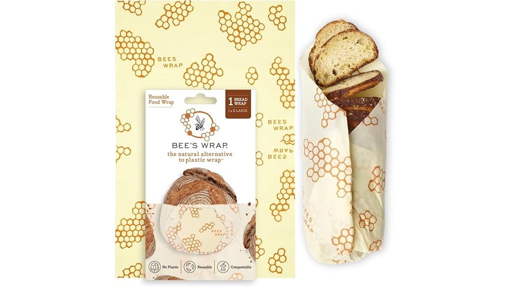 reusable beeswax bread wrap