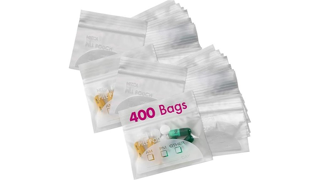 reusable bpa free pill pouches