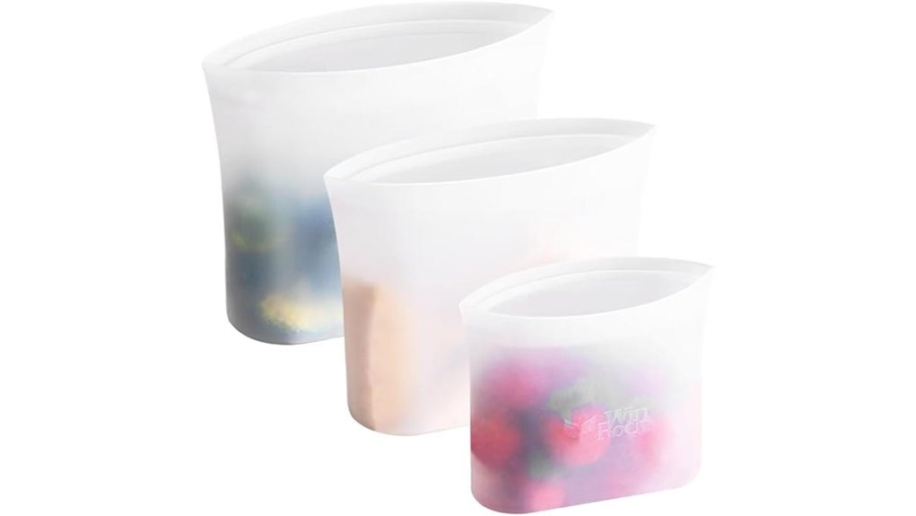 reusable bpa free silicone bags