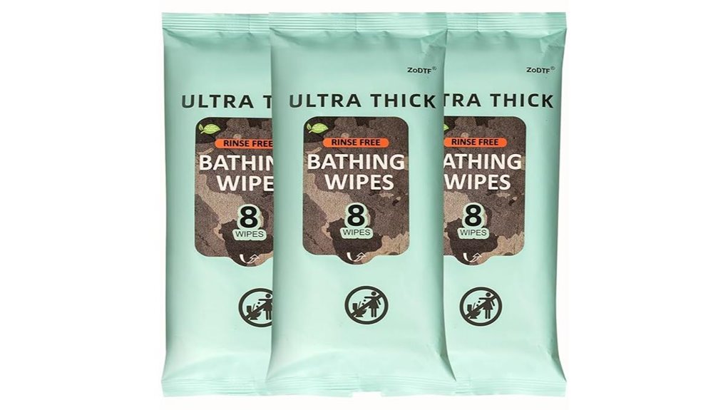 reusable camping wipes 3 pack