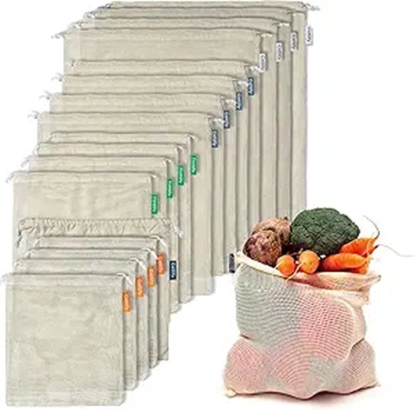 reusable double stitched organic cotton