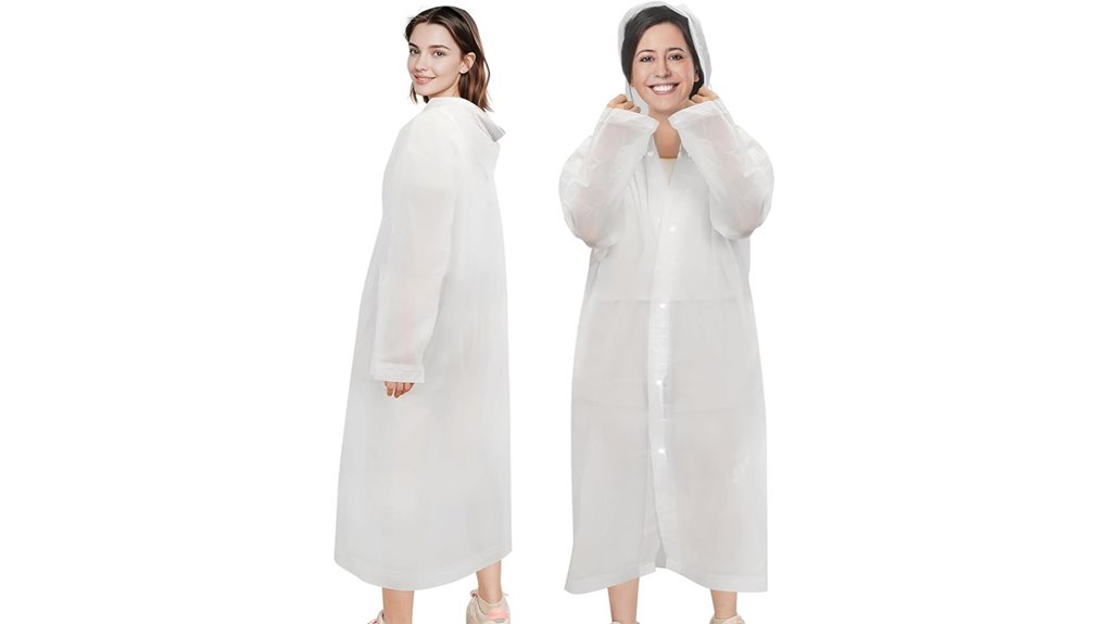 reusable dual hooded ponchos