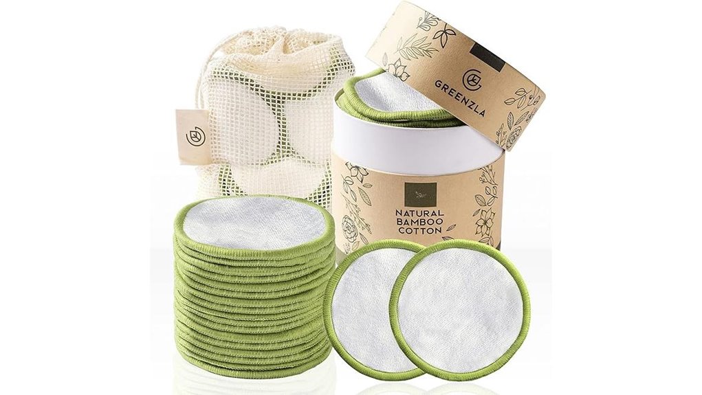 reusable greenzla bamboo pads