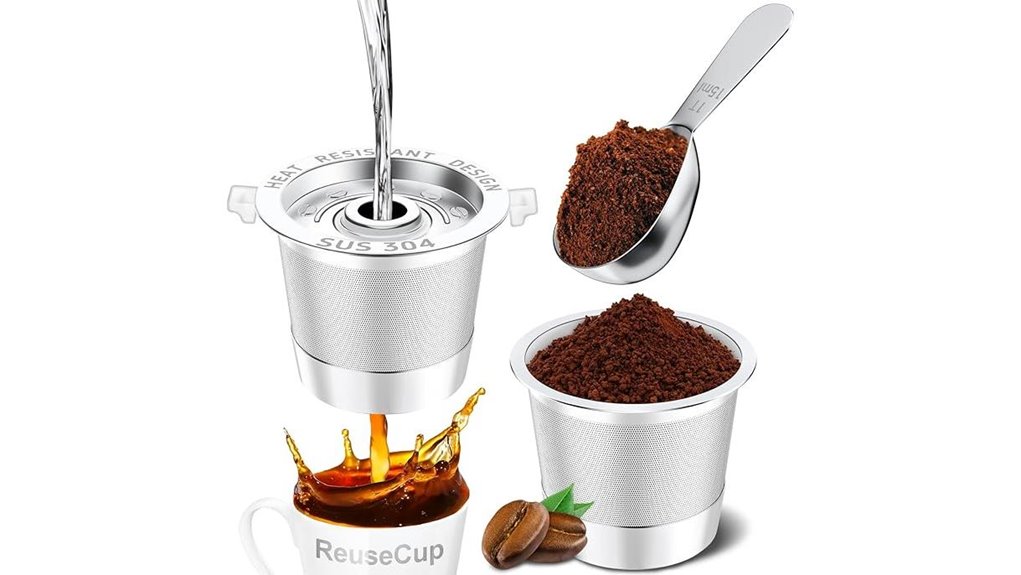 reusable keurig 2 pack cups