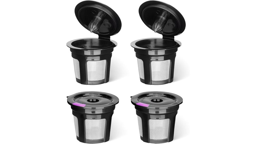 reusable keurig 4 pack cups