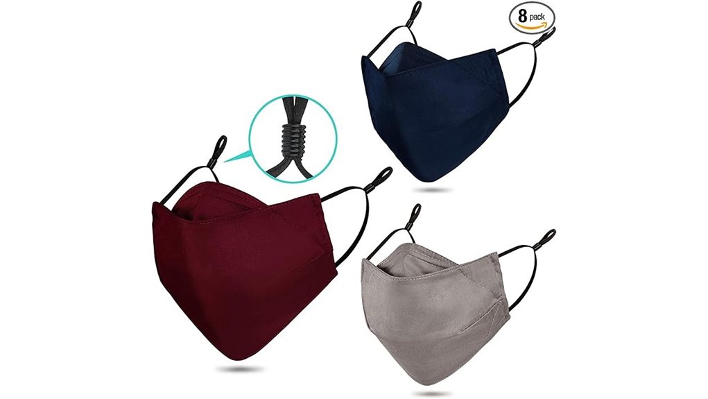 reusable organic 3 ply masks