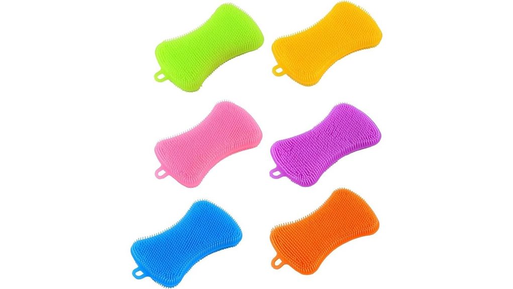 reusable silicone 6 pack sponges