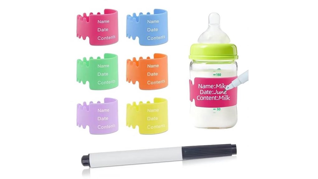reusable silicone baby labels