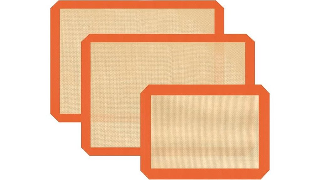 reusable silicone baking mats