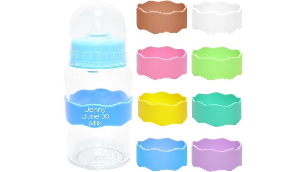 reusable silicone bottle tags