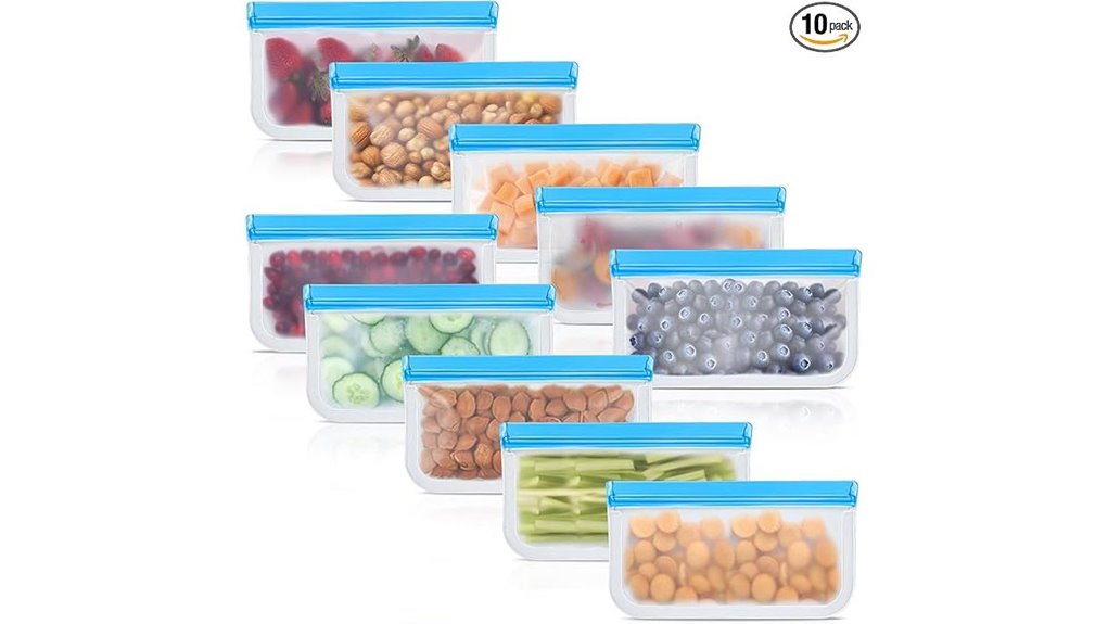 reusable silicone food bags