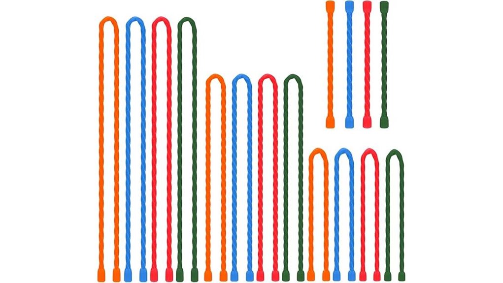 reusable silicone steel core ties