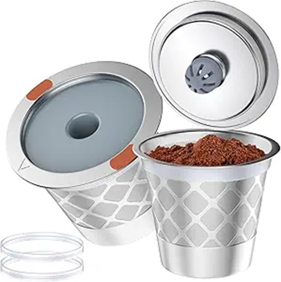 reusable stainless k cup filters