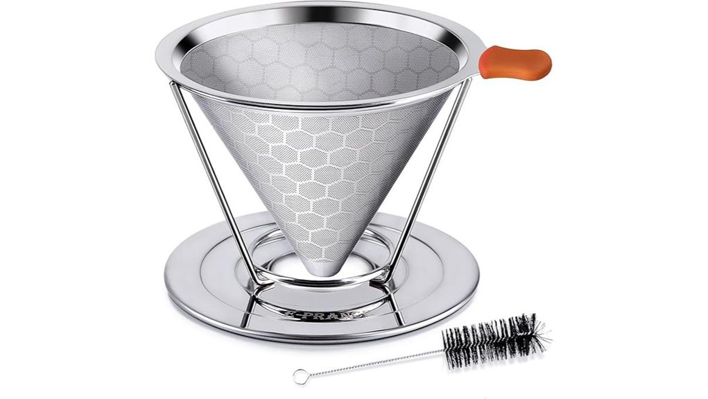 reusable stainless steel dripper