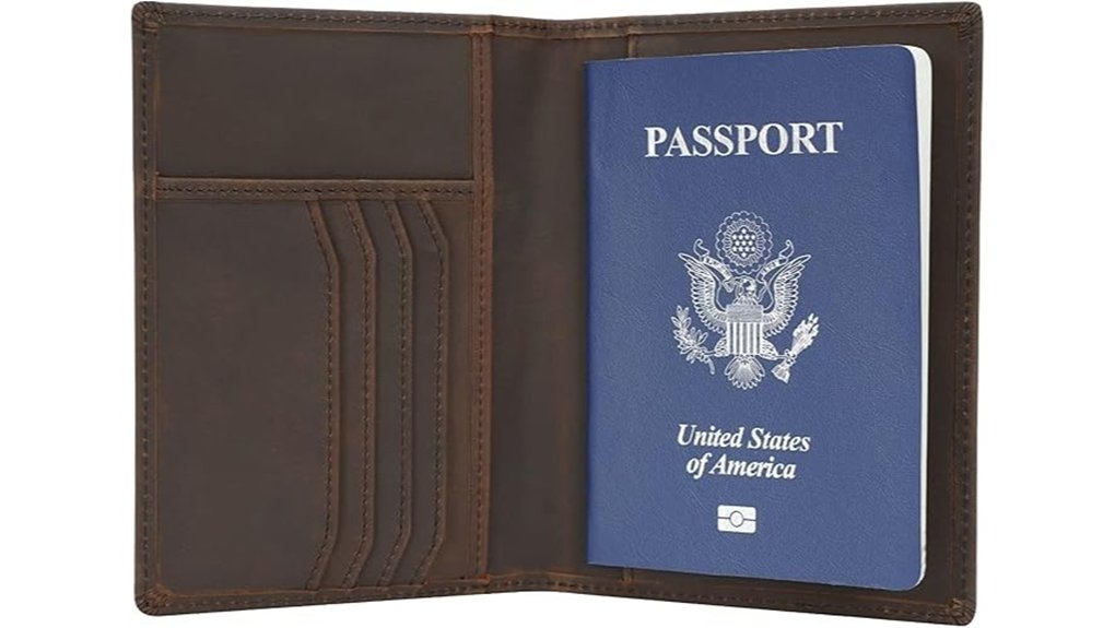 rfid blocking leather passport