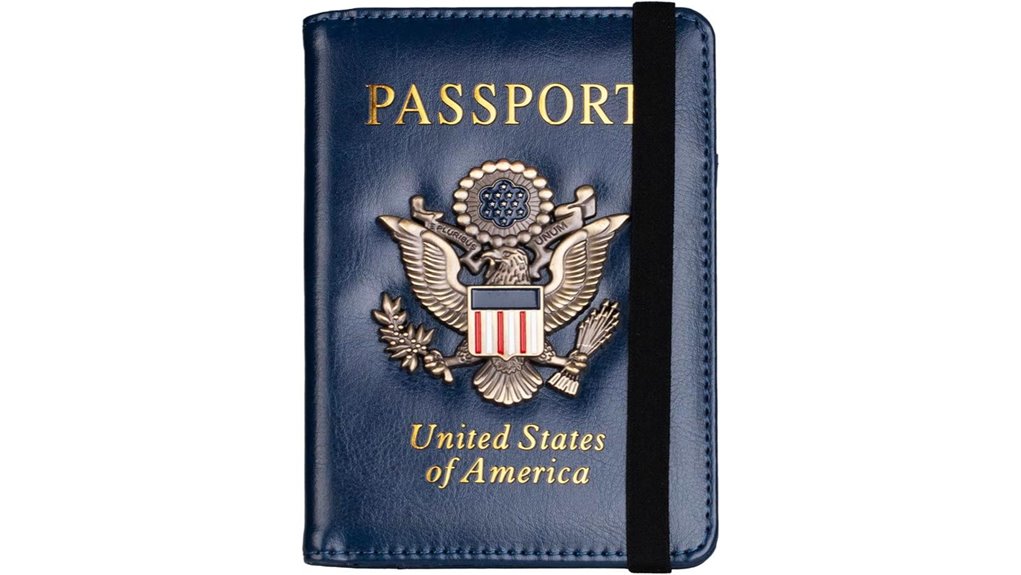 rfid blocking leather passport