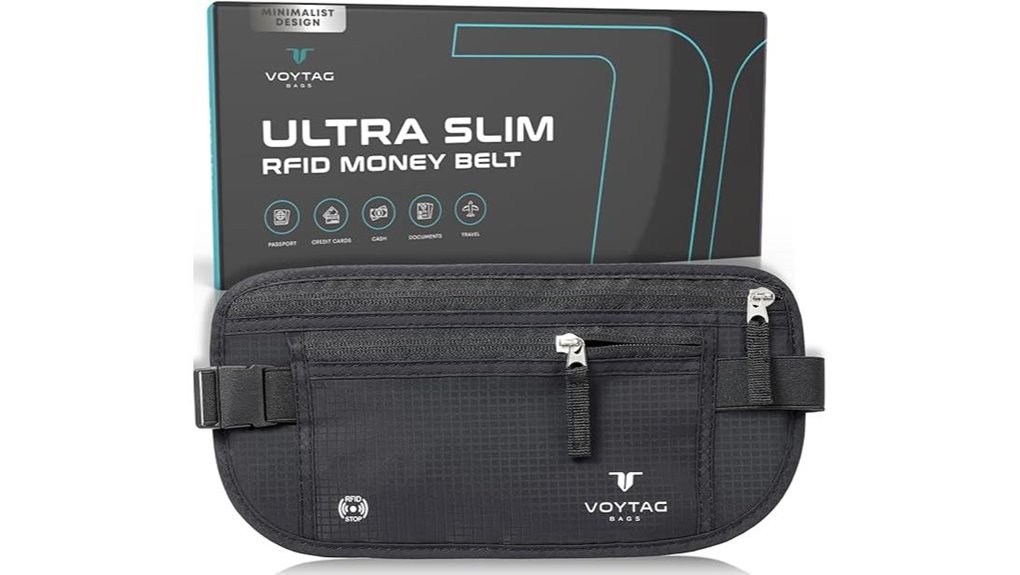 rfid blocking passport belt