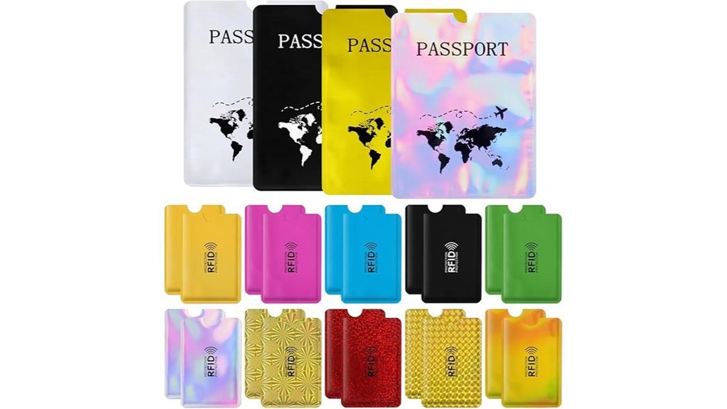 rfid blocking passport sleeves