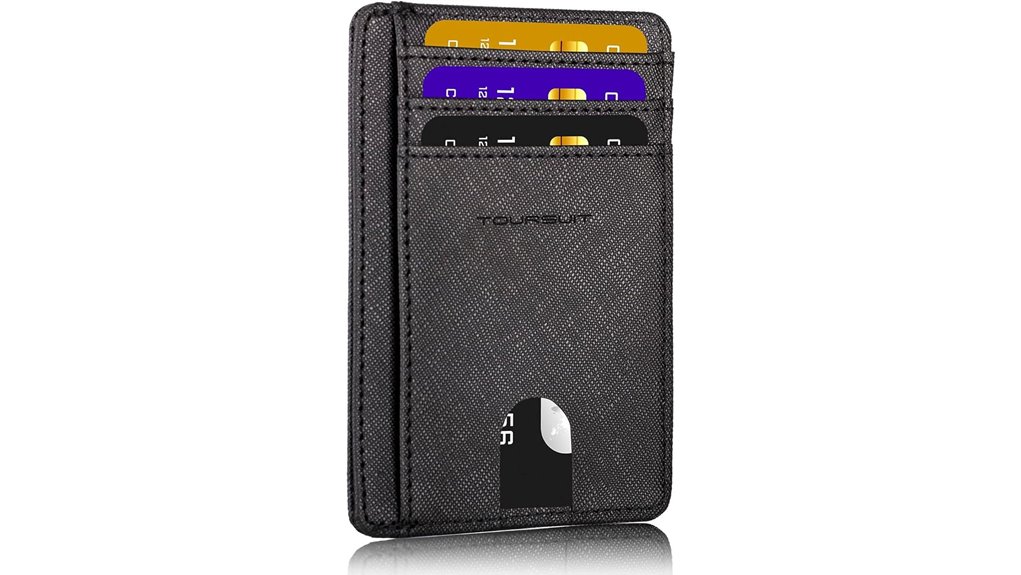 rfid blocking slim wallet