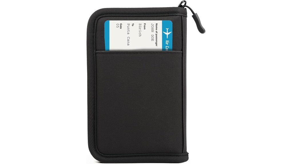 rfid passport holder organizer