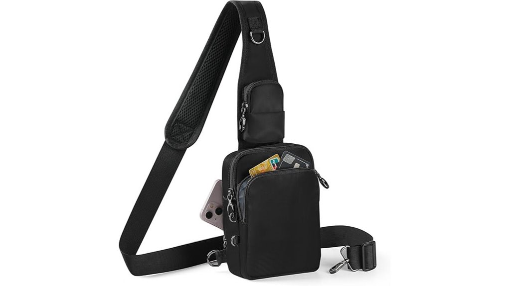 rfid secure crossbody bag