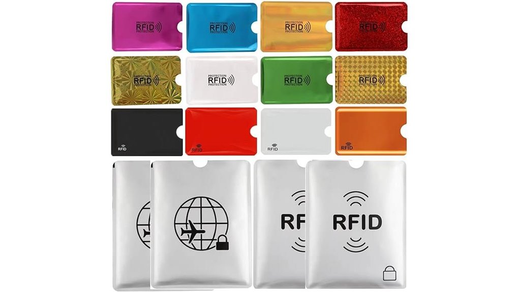 rfid sleeves cards passports