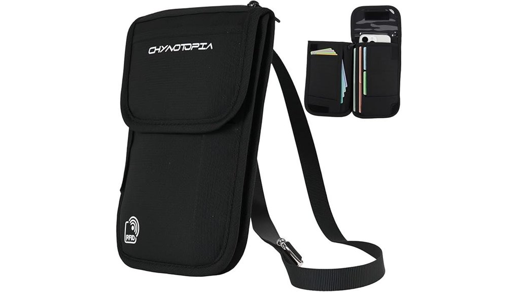 rfid waterproof neck wallet