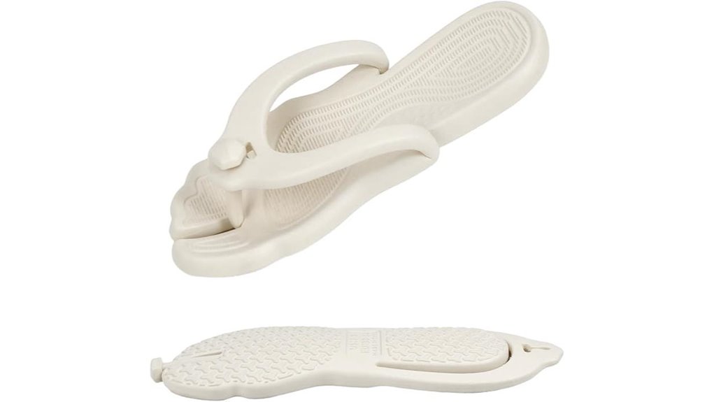 rosoz foldable quick dry flip flops