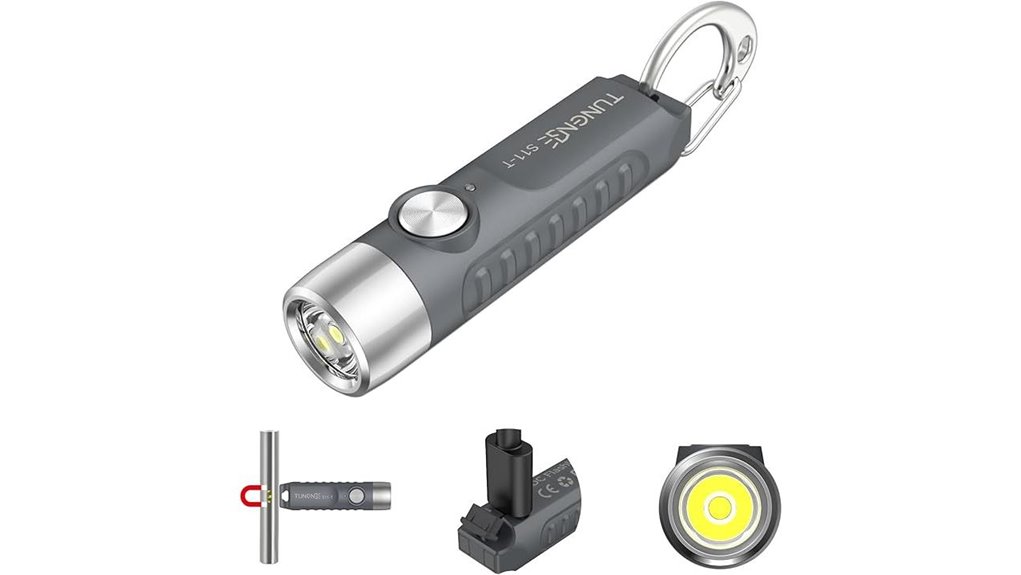 s11 t 500 lumens keychain flashlight