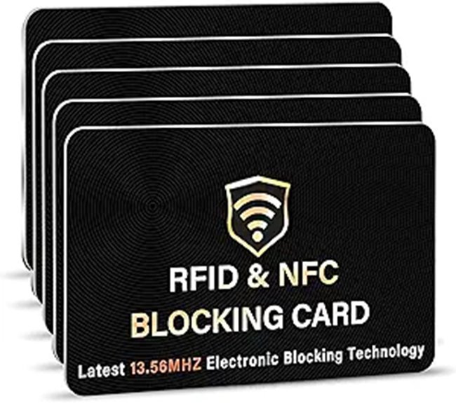 saitech five pack black rfid