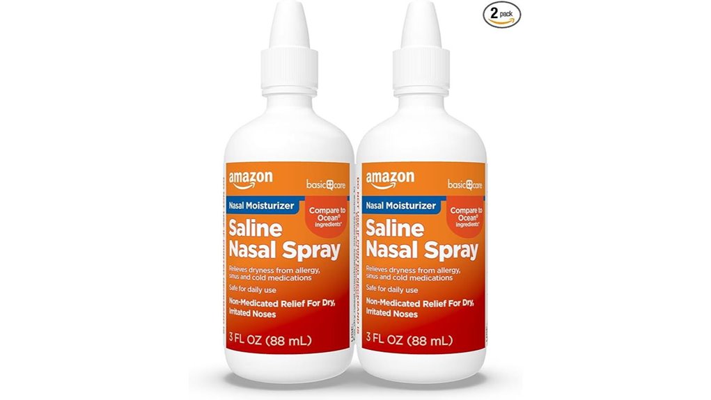 saline spray pack two