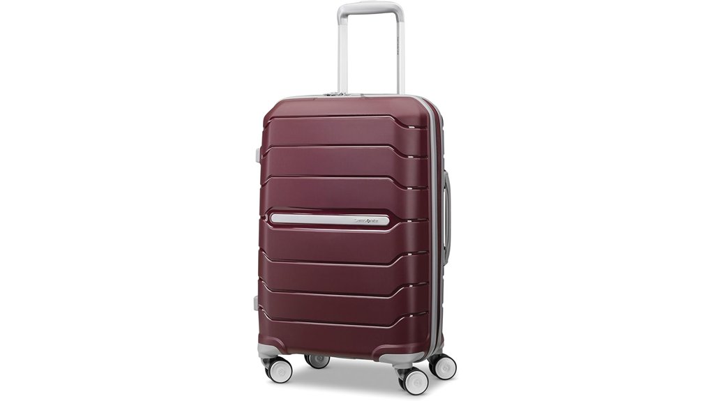 samsonite freeform hard shell carry on