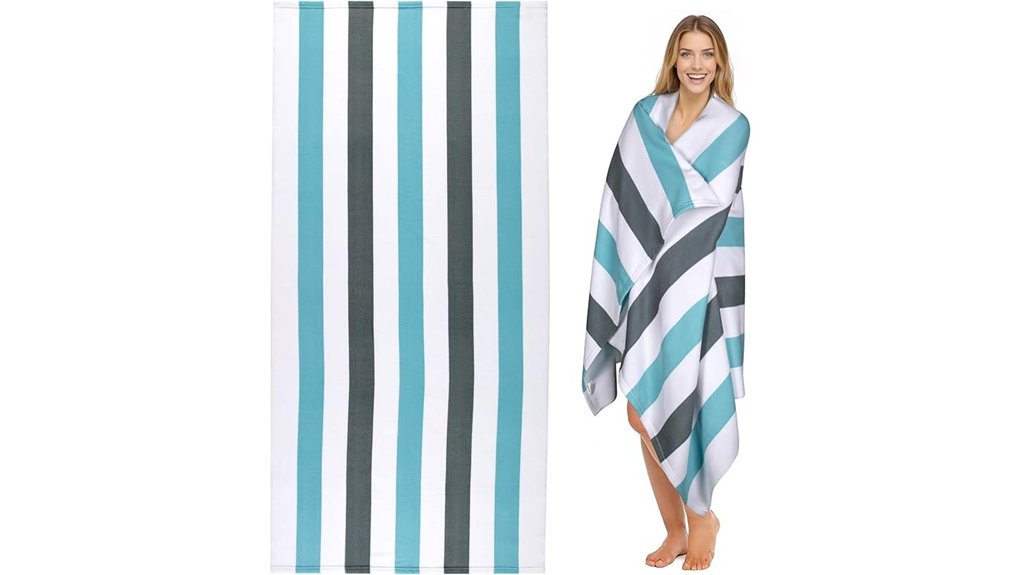 sand free oversized beach towel
